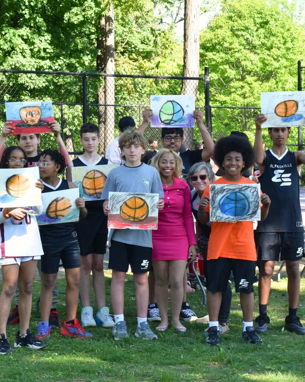 Park day basketball